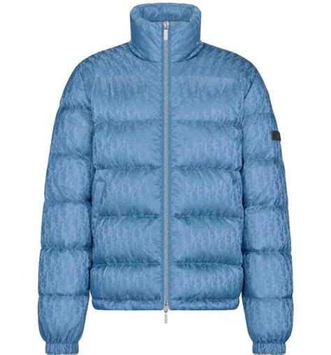 dior puffer light blue|genuine dior puffer coat.